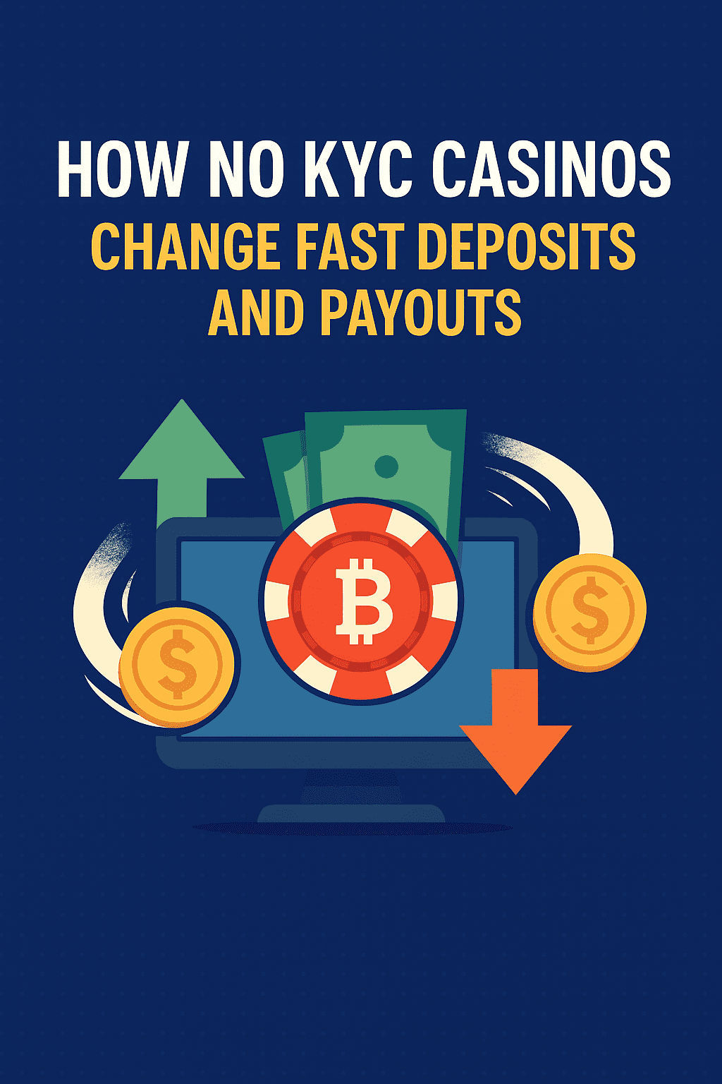 Bitcoin casino transaction with fast deposits and payouts.